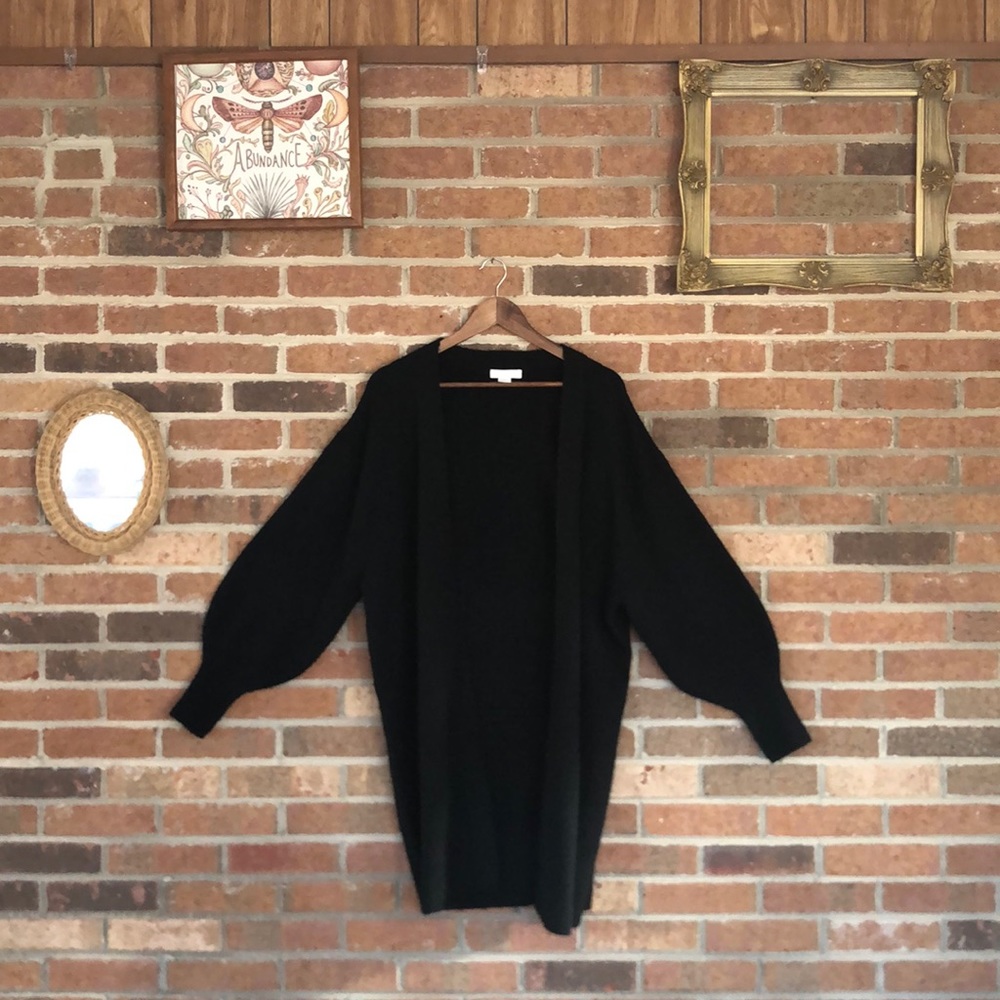 Cozy black cardigan